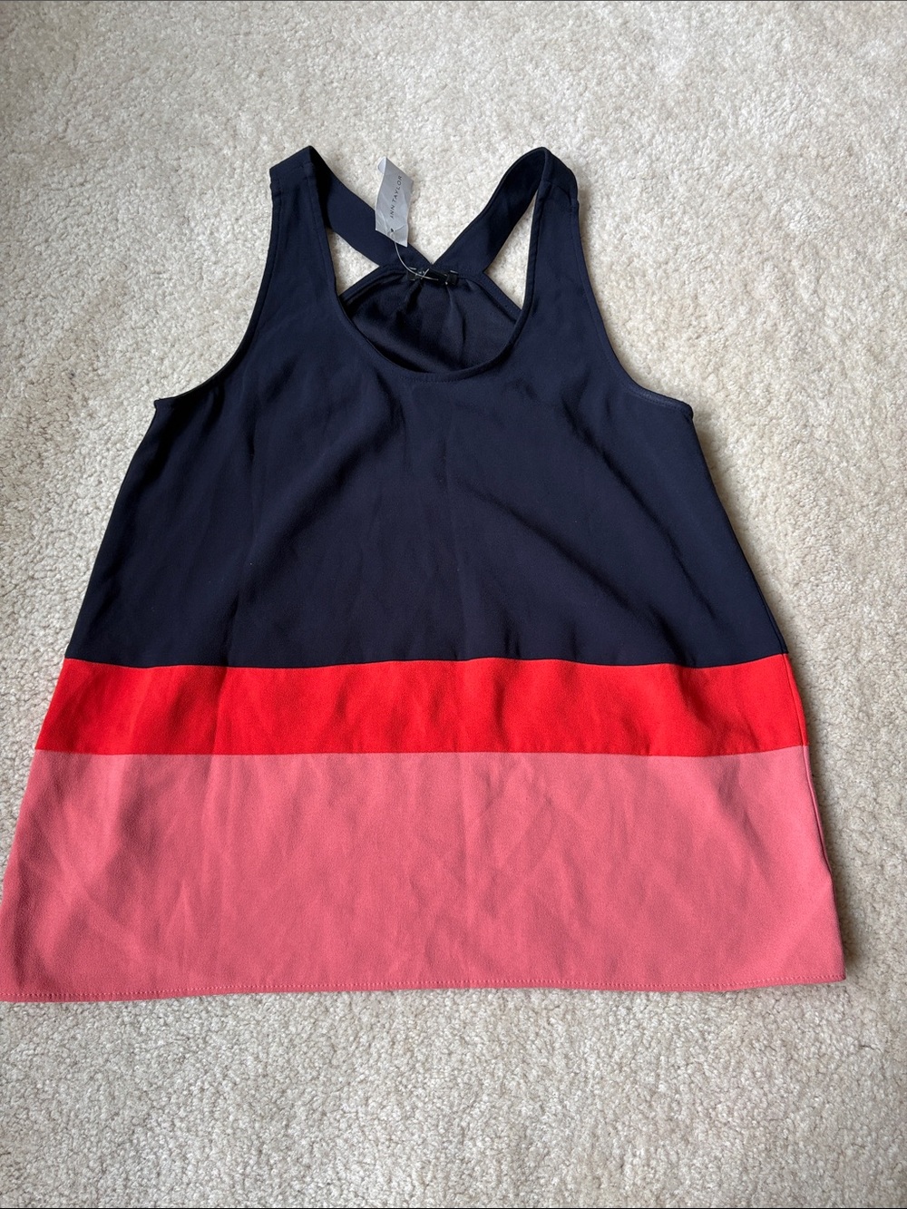 NWT Ann Taylor Racerback Tank Top Sz. XS